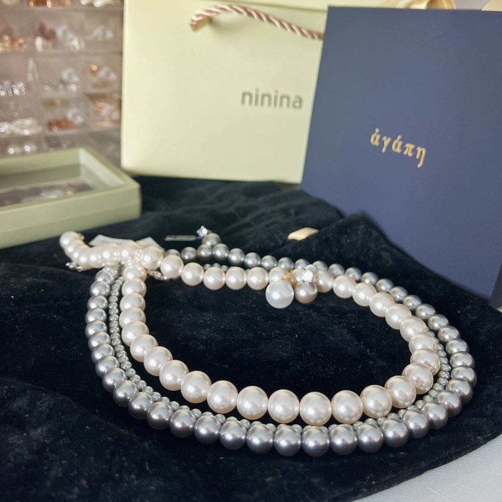 Freshwater pearl necklace - Picture 1 of 4